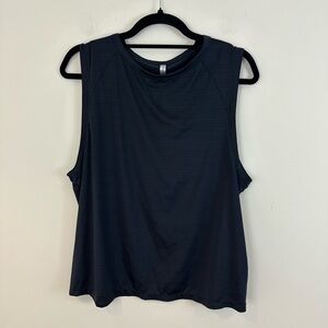 Fabletics Black Sleeveless Women's Tank Top Muscle Tee Size Large